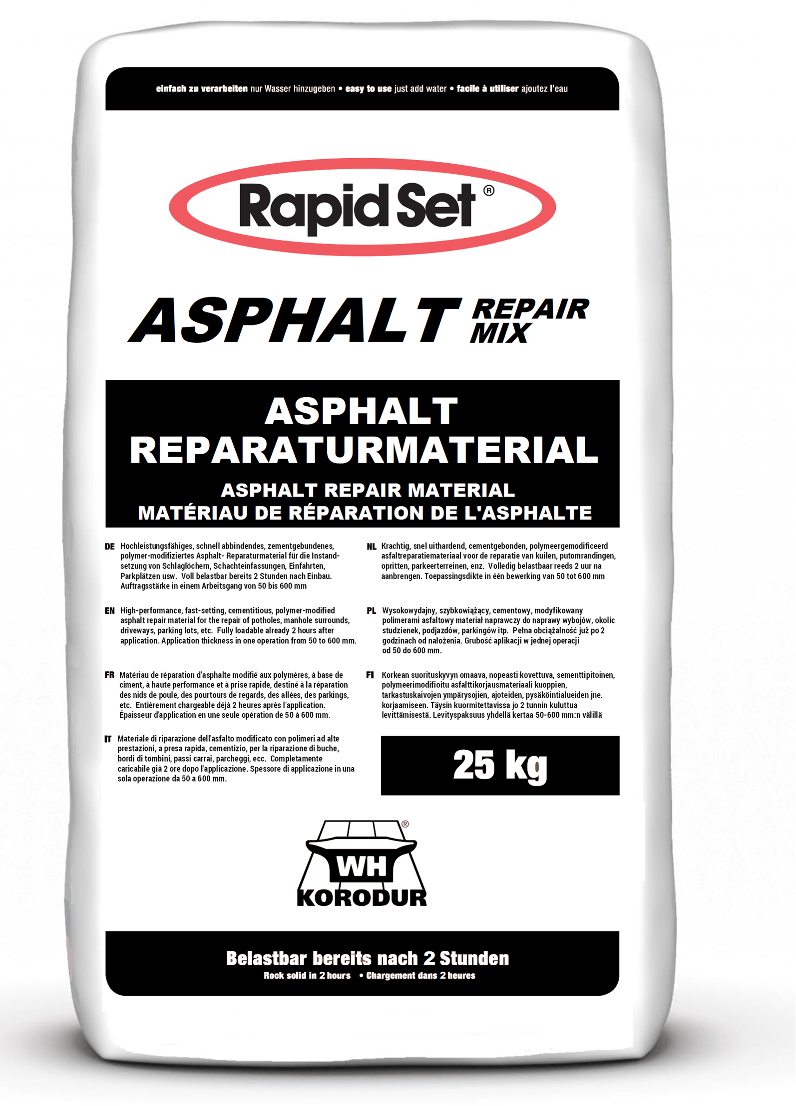 Asphalt repair mix